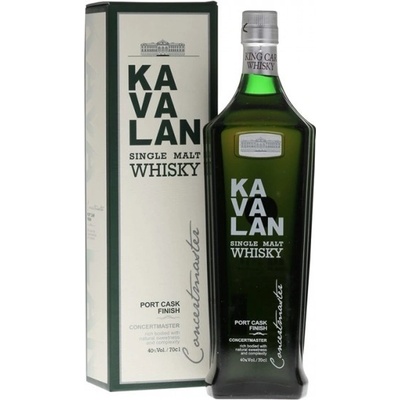 Kavalan Concertmaster 40% 0,7 l (kartón)