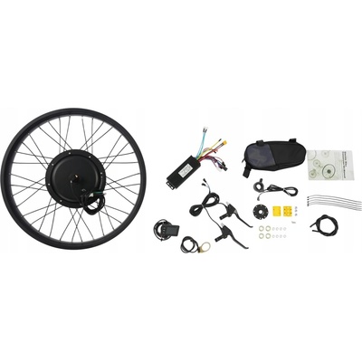 SADA PRO PŘESTAVBU KOLA NA ELEKTROKOLO 1KW 48V LCD DISPLEJ, PRO 26" PŘEDNÍ KOLO