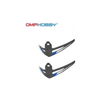 OMP Hobby M2 EVO: Chvostový stabilizátor biely