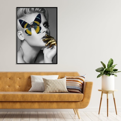 Decono Картина Дама с Пеперуда