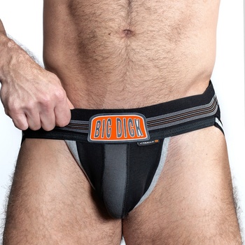 Oxballs OXJOK BULGER Pumper Slider Jock Black Iron S