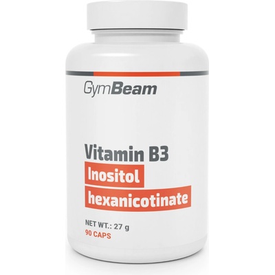 GymBeam Flush-free Niacín Vitamin B3 90 kapsúl