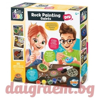 Buki France Творчески комплект Рисуване вурху камъни, buki fk005 (bkfk005)