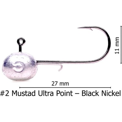 SAF Jigová hlava Mata-Mata vel.2 2,5g 5 ks