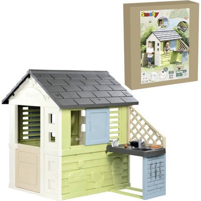 SMOBY Zahradní domeček Maison Pretty s kuchyňkou