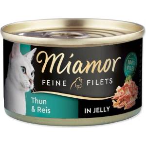 Miamor Консерва Miamor Feine Filets Adult риба тон с ориз в желе 100g (393-74048)