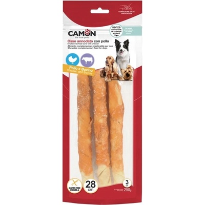 CAMON KROUCENÁ BŮVOLÍ KUŘECÍ TYČKA 3 x 28 cm 250 g
