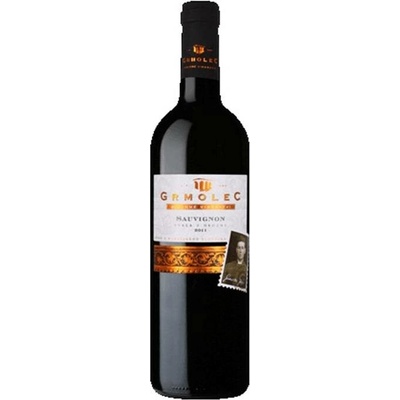 Grmolec Sauvignon pozdní sběr 2019 suché 13% 0,75 l (holá láhev)