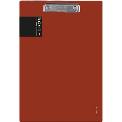 Verde A4 psací podložka s klipem cihlová