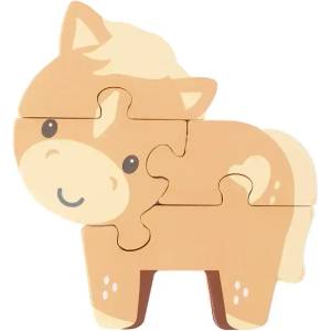 Orange Tree Toys Дървен пъзел " Пони" - Farmyard Animals (OTT06726)