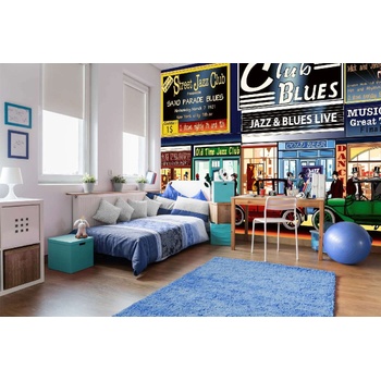 DIMEX ART s. r. o Самозалепваща се флизелинова фототапета ню йорк в миналото 375 x 250 см