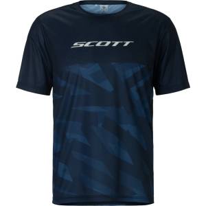 Scott Мъжка фланелка с къс ръкав за колоездене Scott Tee Vertic Lt S/S Cycling jersey - Dark Blue - размер M (056-4080-0312)