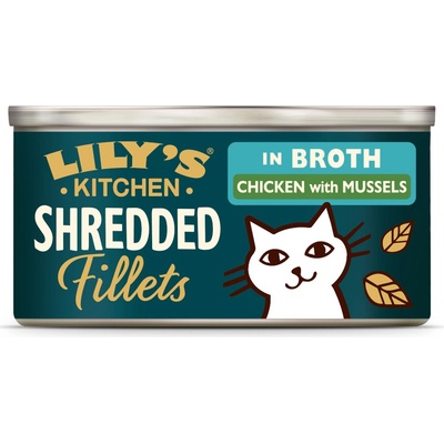 Lily's Kitchen Shredded Fillets kuřecí a mušle 24 x 70 g – Hledejceny.cz