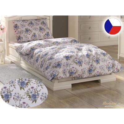 Kvalitex bavlna povlečení Provence Collection Elisa modrá 200x220 70x90