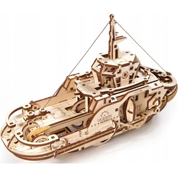 Ugears 3D Puzzle Remorker – Tougboat 169 ks