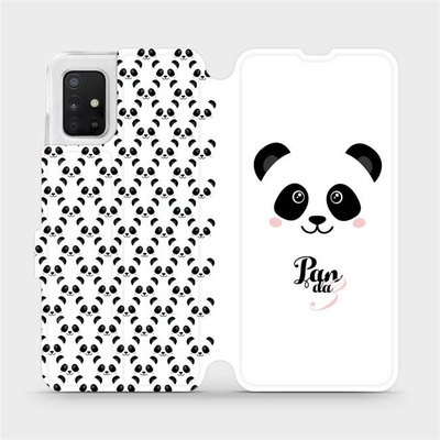 Pouzdro Mobiwear parádní flip Samsung Galaxy A51 - M030P Panda Amálka