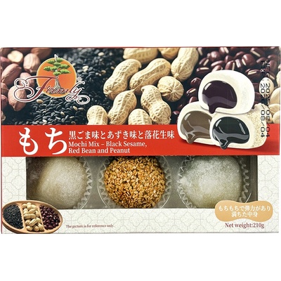 Firmly Mochi Mix Black Sesame, Red Bean a Peanut 210 g – Zboží Dáma