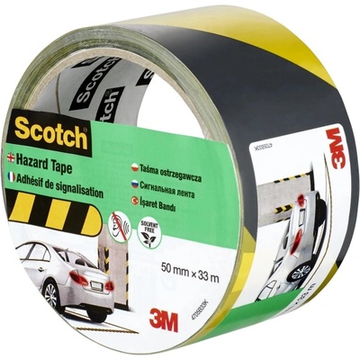 3М Science Applied to Life Маркираща лента 3М Scotch 4705 - Черно/Жълто, 50 мм x 33 м (7100181225)