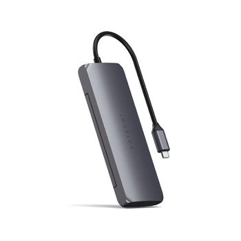 Satechi Aluminium USB-C Hybrid Multiport adapter Space Gray (STUCHSEM)
