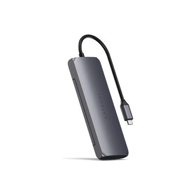 Satechi Aluminium USB-C Hybrid Multiport adapter Space Gray (STUCHSEM)