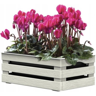 Bama Kvetináč 31 x 25 x 13 cm plast biely
