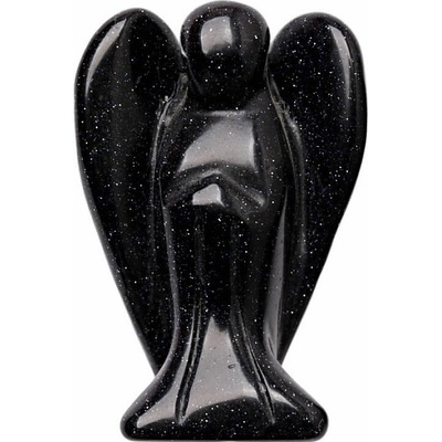 Nefertitis Avanturín modrý anděl strážný 5 cm NF43145 - XL - cca 5 cm