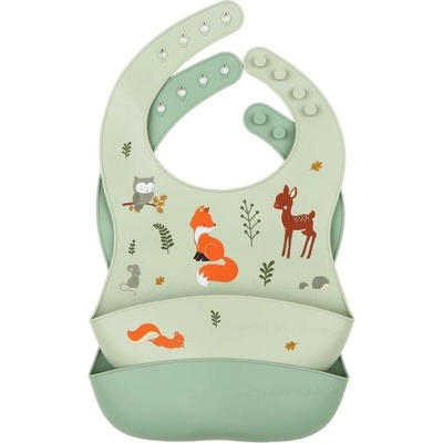 A Little Lovely Company - комплект от два силиконови лигавника - горски приятели