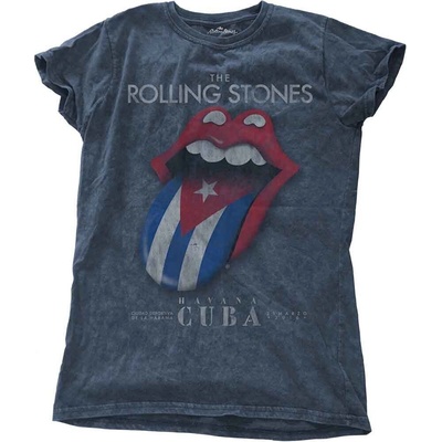 The Rolling Stones Havana Cuba (Wash Collection) Denim Blue L Дамски Риза (<![CDATA[RSSWASH01LD03]]>)
