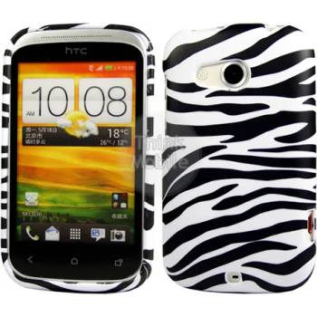 Image 1 of HTC Desire_C Zebra Style Силиконов Калъф + Протектор