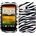 HTC Desire_C Zebra Style Силиконов Калъф + Протектор