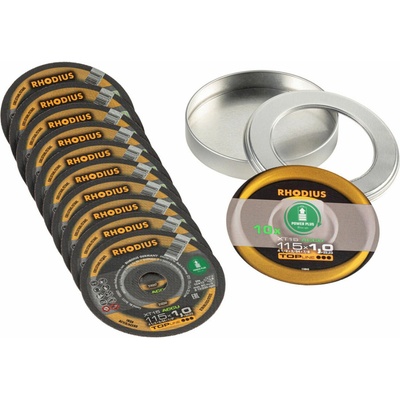 Rhodius Aku rezný kotúč 115 x 1,0 x 22,23 mm 15 210247 10 ks