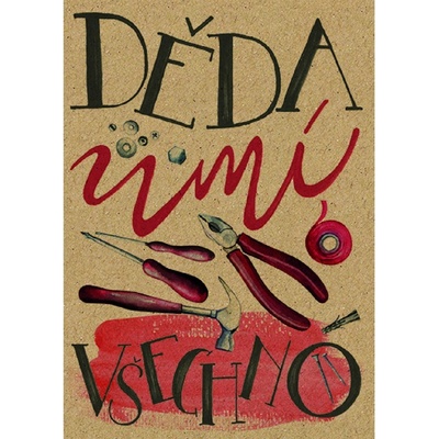 Baloušek BeBechy - přání Děda, A6, kraftový papír