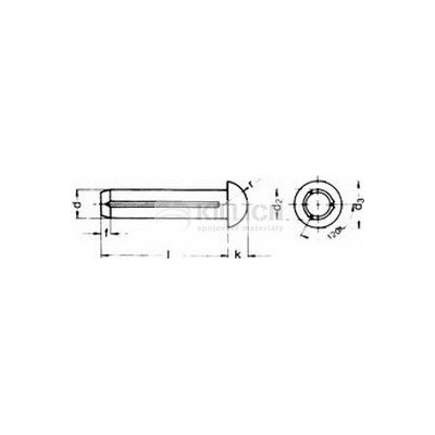 hřeb rýhovaný 2.0x4 BEZ PÚ půlkulatá hlava DIN 1476 – Zbozi.Blesk.cz
