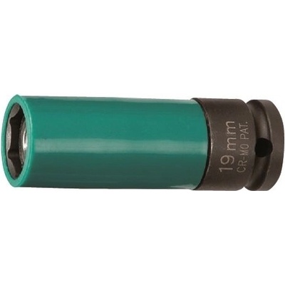 S18A4119M Nástrčná hlavice úderová s magnetem, 1/2", s krytkou na ALU, 19 mm - JONNESWAY S18A4119M