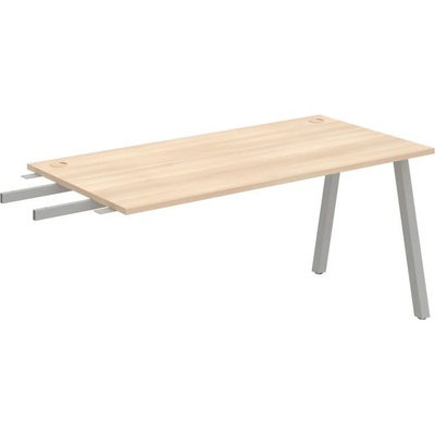 OFFICE PRO s.r.o. HOBIS prídavný stôl do uhla - US A 1600 RU, hĺbka 80 cm, agát