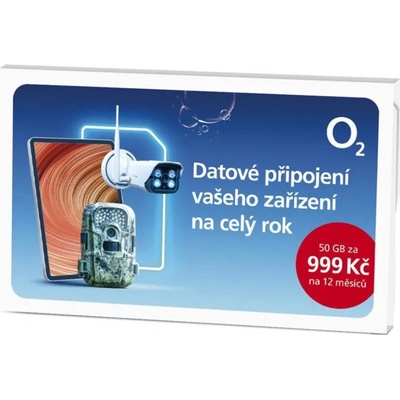 Anonymní SIM karta pro kameru - O2 Data na rok 50 GB – Zboží Živě