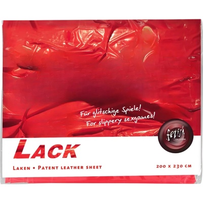 Fetish Lakovaná posteľná bielizeň PVC prestieradlo 200x230 cm
