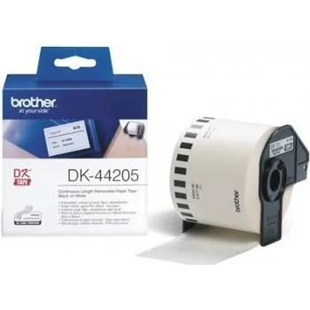 Brother Сваляща се непрекъсната етикетна лента Brother DK44205, 62mm, 30.48m (DK44205)