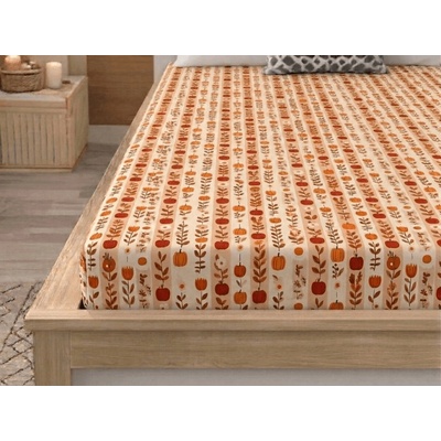 Textilomanie Napínacia plachta z mikrovlákna PUMPKIN STRIPES farebná 90x200