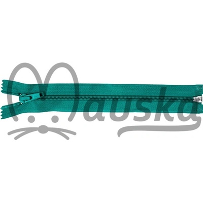 Zip spirálový bundový 5mm dělitelný délka 45 cm - PETROLEJ