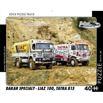 RETRO-AUTA TRUCK č.48 Dakar speciály LIAZ 100 TATRA 815 40 dielov