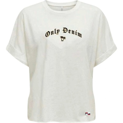 ONLY Тениска onlpamela s/s fold up tee cs jrs