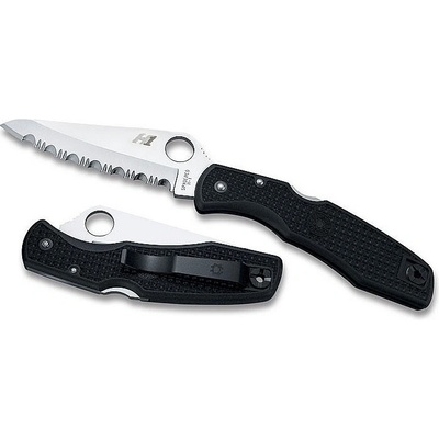 Spyderco Pacific Salt, Black FRN Handle, Serrated C91SBK