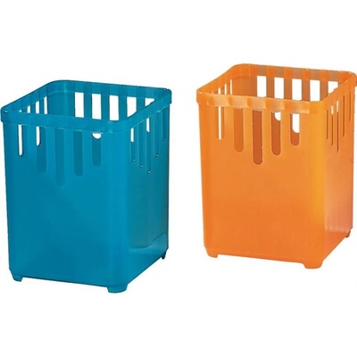 PLASTKON Odkapávač na příbory, košík závěsný 9 x 9 x v. 12 cm, barvy mix