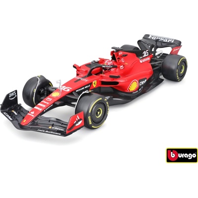 Bburago Formula F1 Ferrari Scuderia SF-23 2023 nr.16 Charles Leclercwith driver 1:18