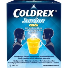 Coldrex Junior Citrón plo.por. 10 x 3 g