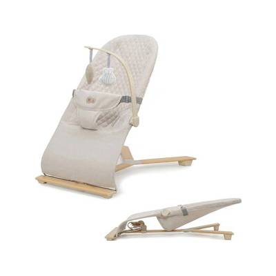 KINDERKRAFT Lehátko houpací Mimi Beige wood, do 9 kg