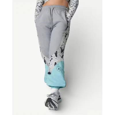 Adidas х Stella McCartney Color Blocked Woven Track Pants Grey