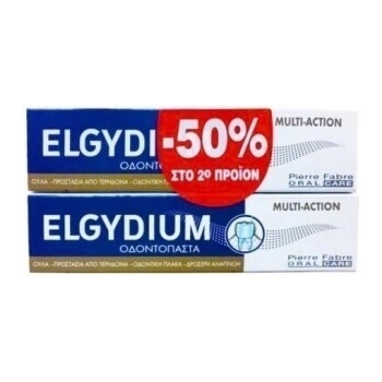 Image 1 of Pierre fabre dermatologie Промо паста за зъби за пълна защита, Elgydium Multi-Action Promo 2 x 75 ml