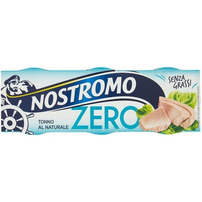 Nostromo tuniak vo vlastnej šťave zero 3x65g